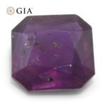 2.63ct Octagonal/Square Purple-Red Natural Ruby GIA Certified East Africa Unheated - Image 12