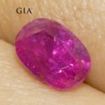 1.34ct Cushion Purplish Red Ruby GIA Certified  Unheated - Image 4