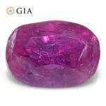 1.34ct Cushion Purplish Red Ruby GIA Certified  Unheated
