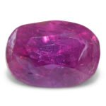 1.34ct Cushion Purplish Red Ruby GIA Certified  Unheated - Image 2