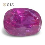 1.34ct Cushion Purplish Red Ruby GIA Certified  Unheated - Image 9