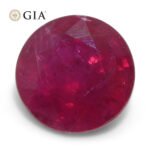 1.53ct Round Red Ruby GIA Certified Madagascar - Image 10