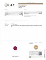 1.06ct Round Red Ruby GIA Certified Madagascar - Image 3