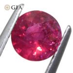 1.06ct Round Red Ruby GIA Certified Madagascar - Image 13