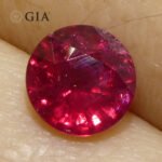 1.06ct Round Red Ruby GIA Certified Madagascar - Image 14