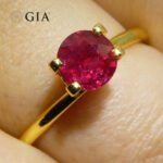 1.06ct Round Red Ruby GIA Certified Madagascar - Image 15