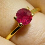 1.06ct Round Red Ruby GIA Certified Madagascar - Image 2