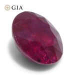 1.06ct Round Red Ruby GIA Certified Madagascar - Image 6