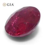 1.06ct Round Red Ruby GIA Certified Madagascar - Image 8