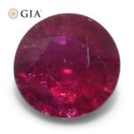 1.06ct Round Red Ruby GIA Certified Madagascar - Image 10