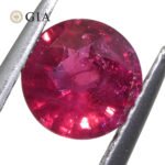1.06ct Round Red Ruby GIA Certified Madagascar - Image 12