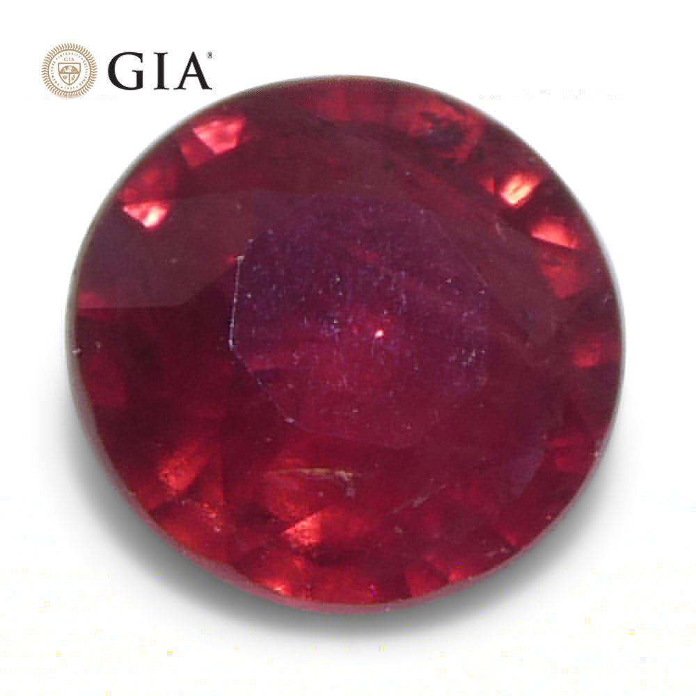 GIAR0020_1.jpg 1.16ct Round Red Ruby GIA Certified Madagascar - Image 1