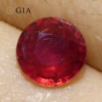1.16ct Round Red Ruby GIA Certified Madagascar - Image 12