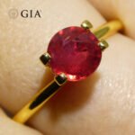 1.16ct Round Red Ruby GIA Certified Madagascar - Image 13