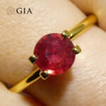 1.16ct Round Red Ruby GIA Certified Madagascar - Image 15