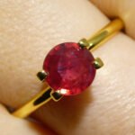 1.16ct Round Red Ruby GIA Certified Madagascar - Image 2
