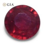 1.16ct Round Red Ruby GIA Certified Madagascar - Image 4