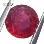 1.16ct Round Red Ruby GIA Certified Madagascar - Image 9