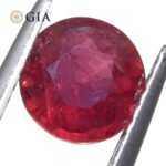 1.16ct Round Red Ruby GIA Certified Madagascar - Image 10
