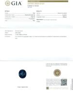 6.84ct Oval Teal Blue Mermaid Sapphire GIA Certified Ethiopia - Image 3