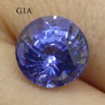 4.03ct Round Blue Sapphire GIA Certified Sri Lanka - Image 4