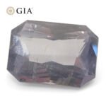 10.03ct Octagonal/Emerald Cut Grayish Greenish Blue to Grayish Purple Sapphire GIA Certified Tanzania Unheated - Image 9