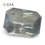 10.03ct Octagonal/Emerald Cut Grayish Greenish Blue to Grayish Purple Sapphire GIA Certified Tanzania Unheated - Image 14