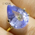 10.62ct Pear Blue Sapphire GIA Certified Sri Lanka - Image 15