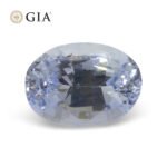 6.12ct Oval Icy Light Blue Sapphire GIA Certified Sri Lanka Unheated - Image 13