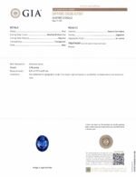 3.98ct Oval Blue Sapphire. Diamond Ring set in 18k White Gold. GIA Certified. Sri Lanka - Image 3
