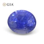 2.70ct Oval Vivid Blue Sapphire GIA Certified Sri Lanka Unheated - Image 6