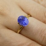 2.70ct Oval Vivid Blue Sapphire GIA Certified Sri Lanka Unheated - Image 2