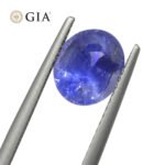 2.70ct Oval Vivid Blue Sapphire GIA Certified Sri Lanka Unheated - Image 12