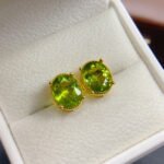 Peridot August Birthstone Stud - Image 4