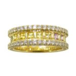 1.47ct Rainbow Sapphire. 1.75ct Diamond Gent's Ring set in 18k Yellow Gold - Image 8