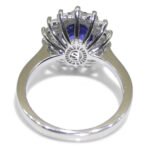 3.98ct Oval Blue Sapphire. Diamond Ring set in 18k White Gold. GIA Certified. Sri Lanka - Image 12