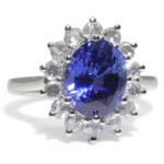 3.98ct Oval Blue Sapphire. Diamond Ring set in 18k White Gold. GIA Certified. Sri Lanka - Image 9