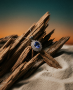 3.89ct Oval Blue Sapphire. Diamond Pendant set in Platinum. GIA Certified Madagascar - Image 15