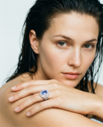 4.39ct Cushion Blue Sapphire. Diamond Halo Engagement Ring set in Platinum. Unheated - Image 14