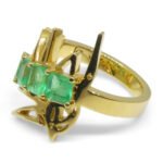 Matt Crookshank X Skyjems. Colombian Emerald Ring set in 18k Yellow Gold - Image 15