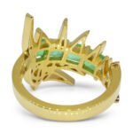 Matt Crookshank X Skyjems. Colombian Emerald Ring set in 18k Yellow Gold - Image 6
