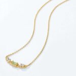Dainty Peridot August Necklace - Image 3