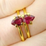 1.47ct Pear Red Ruby from Thailand Pair - Image 12
