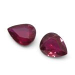 1.47ct Pear Red Ruby from Thailand Pair - Image 2