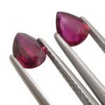 1.47ct Pear Red Ruby from Thailand Pair - Image 8