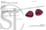 1.47ct Pear Red Ruby from Thailand Pair - Image 13