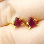 1.33ct Pear Red Ruby from Thailand Pair - Image 12