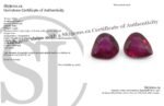 1.33ct Pear Red Ruby from Thailand Pair - Image 13