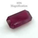 1.23ct Emerald Cut Red Ruby Unheated