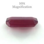 1.23ct Emerald Cut Red Ruby Unheated - Image 4